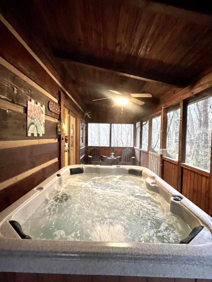 Peaceful Tellico View Home With Private Hot Tub Tellico Plains Luaran gambar